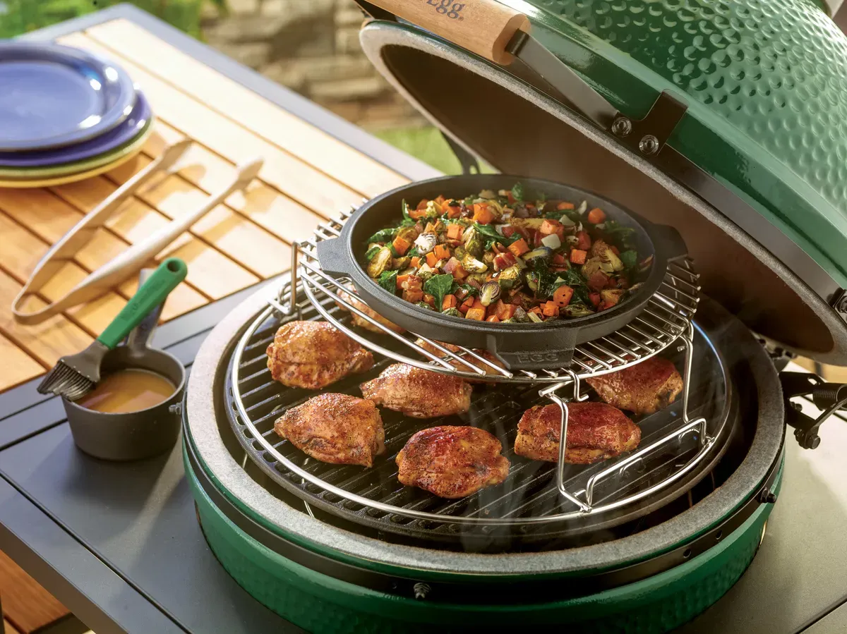 EGG SITTER 本物 BIG GREEN EGG Fire Box for 2XLarge EGG - 2XL 120984 | Jeff Lynch