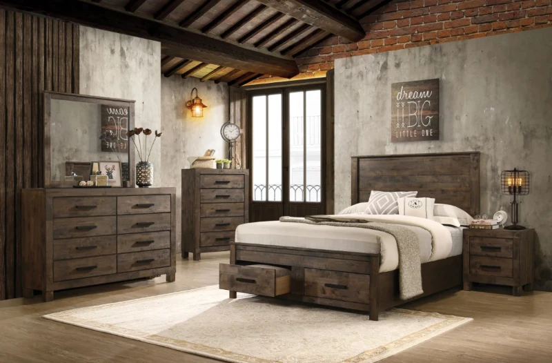 COASTER Enoch 2-door Engineered Wood Accent Cabinet Grey Driftwood
