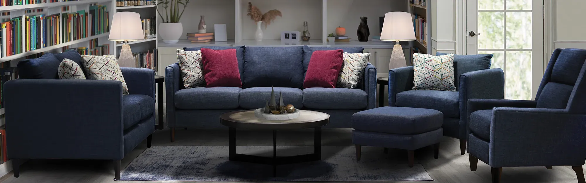 ENGLAND FURNITURE 4D00-Sect Darcy Sectional 4D00SECT | Bitter Neumann