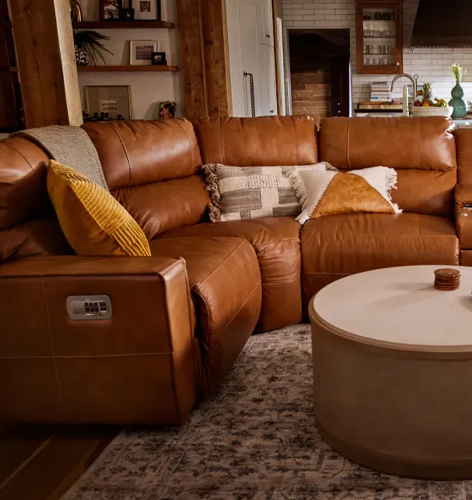 LA-Z-BOY Finley Power Wall Reclining Loveseat w/ Headrest