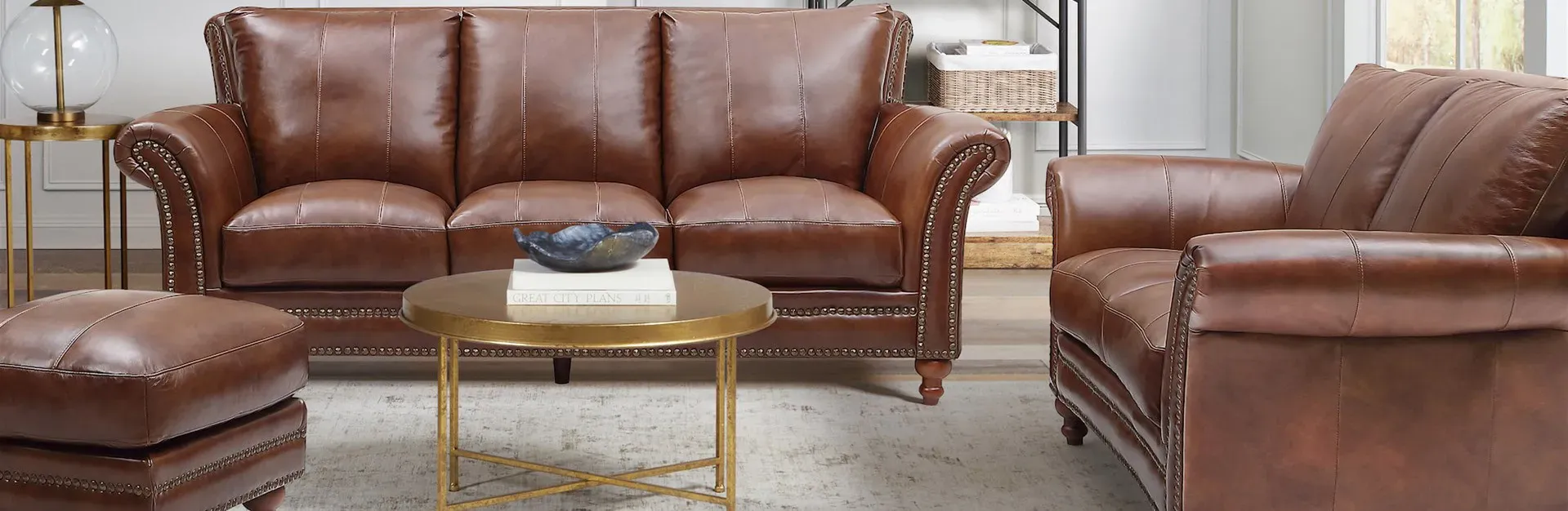 LEATHER ITALIA USA Eh3308 Adell Sectional - Laf One Arm Chair P2