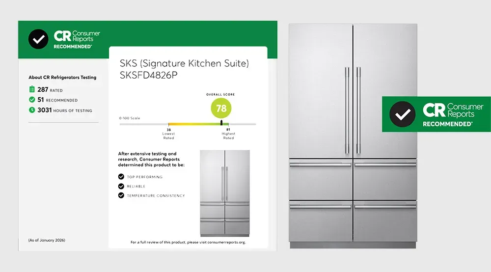SKS 24-inch Integrated Column Refrigerator SKSCR2401P | Jeff Lynch