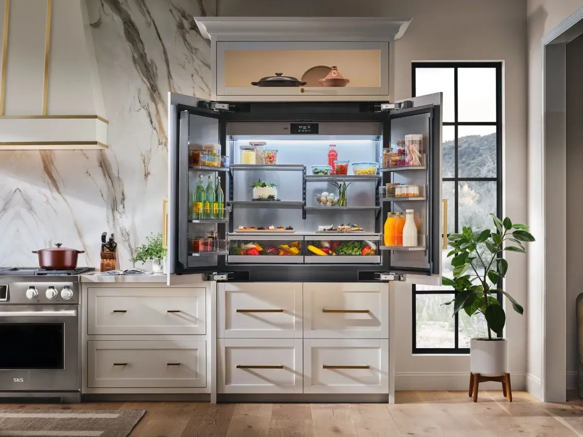 SKS 36-inch Built-in French Door Refrigerator SKSFD3604P | Jeff