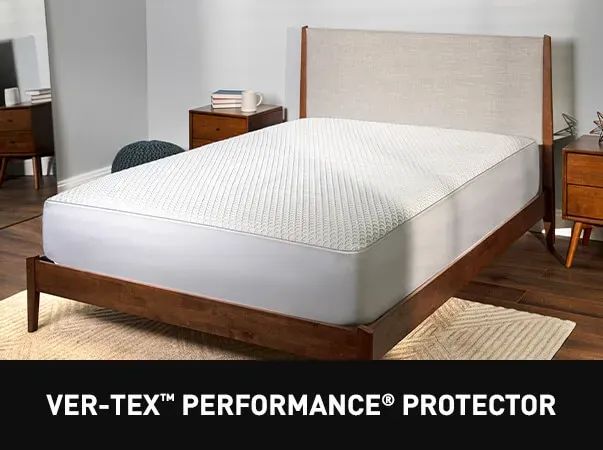 ver-tex performance protector image on mattress
