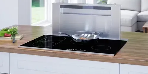Cooktop with other kitchen appliances