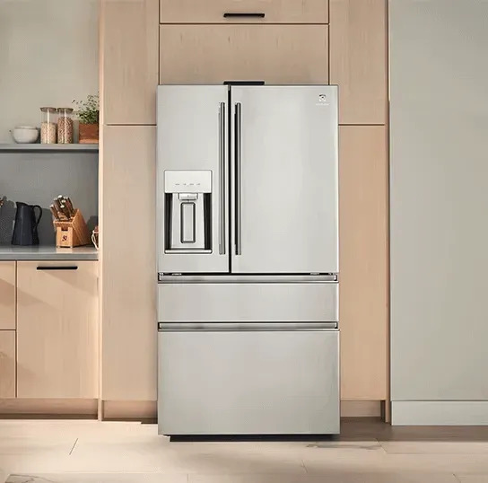 An Electrolux refrigerator