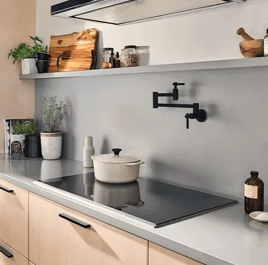 An Electrolux cooktop