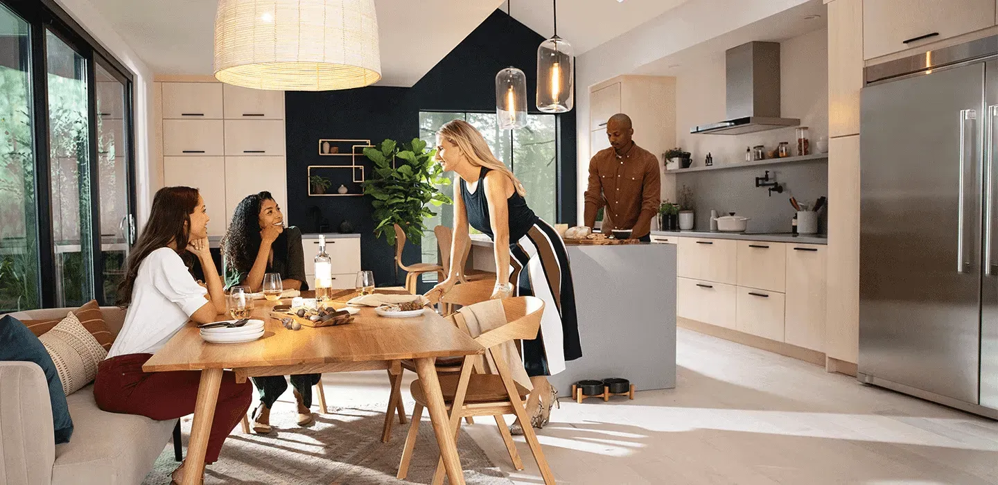 Kitchen with Electrolux appliances