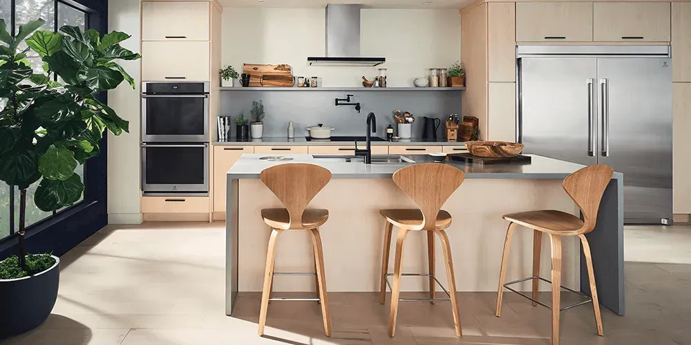 Kitchen with Electrolux appliances