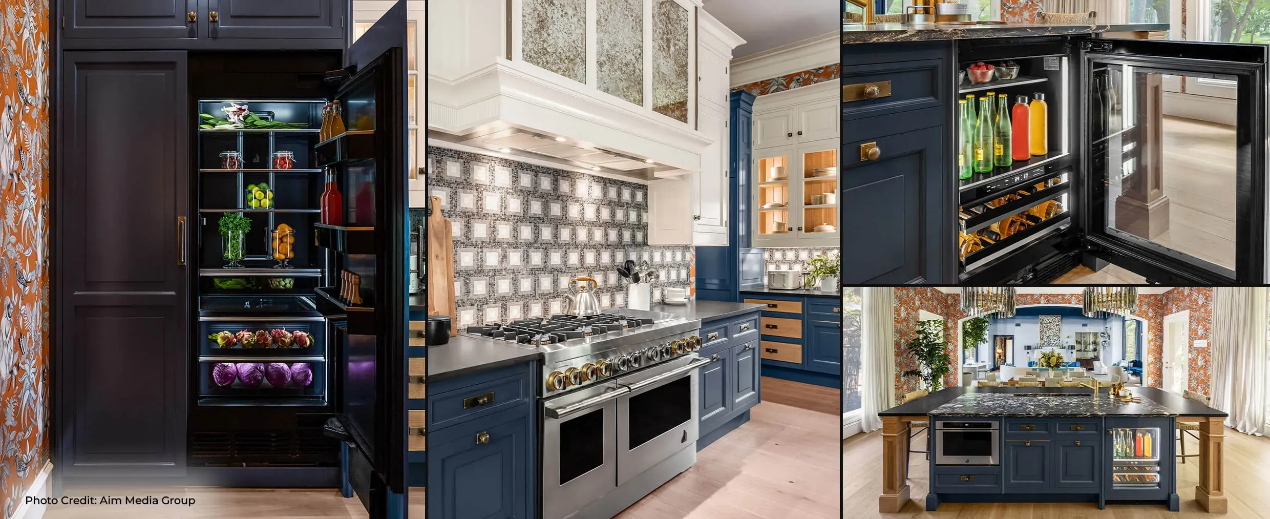 Collage 31 of 5: Luxury Kitchen showing JennAir Appliances