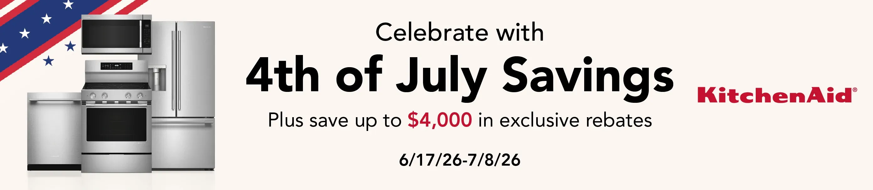 KitchenAid Celebrate 4th of July Savings 2026