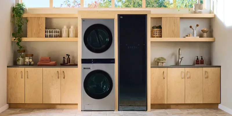 natural accent theme laundry room image