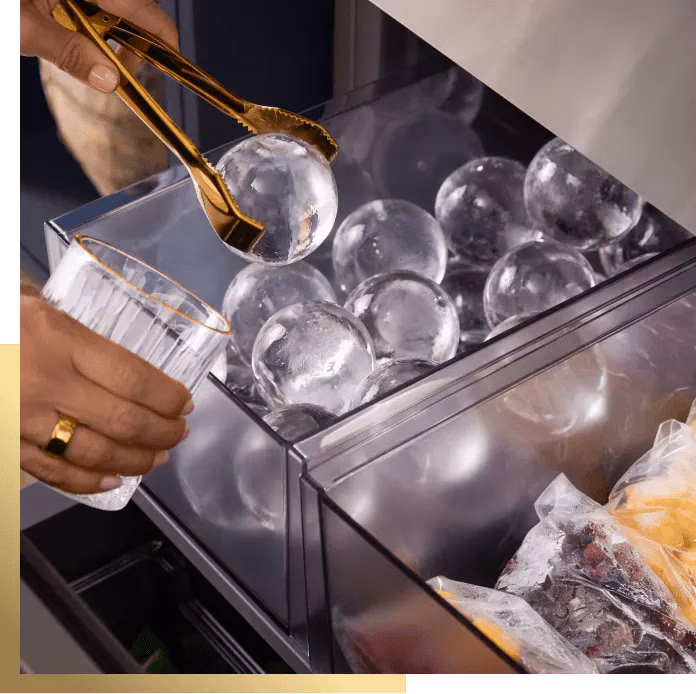 large ice cubes