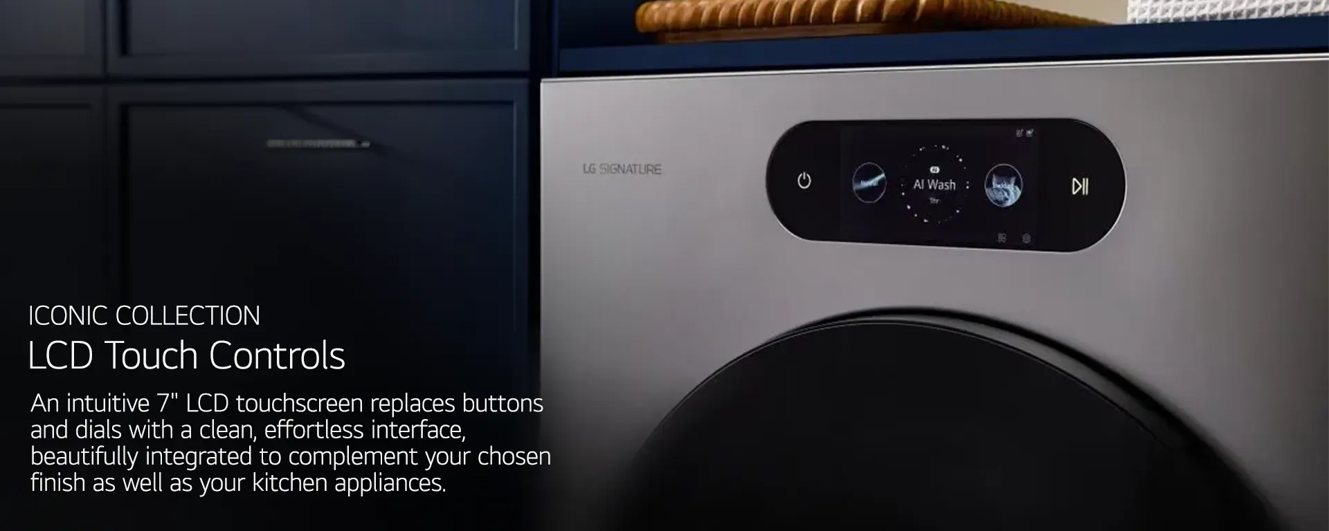 washer and dryer lcd touch