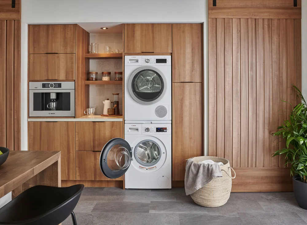 A Bosch laundry machine