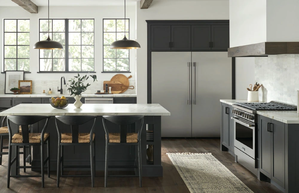 A kitchen with a Frigidaire range