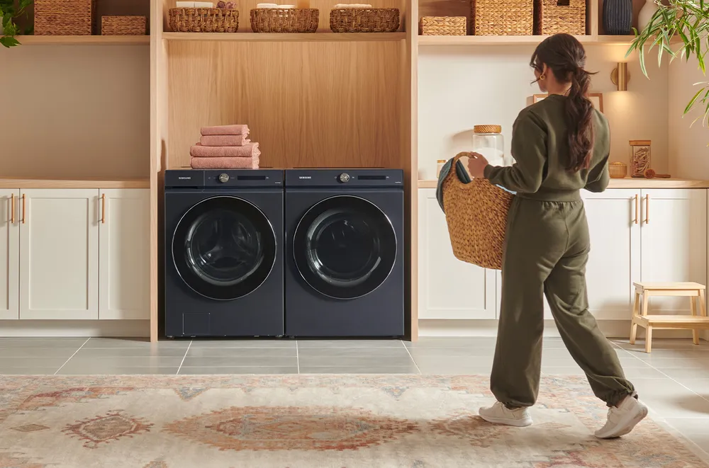 A Samsung laundry room