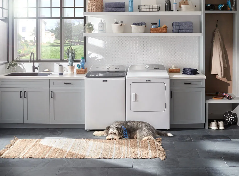 A Maytag laundry pair