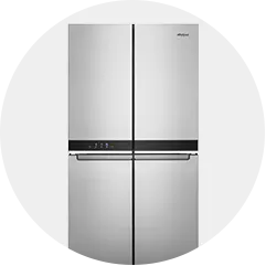 A Whirlpool refrigerator