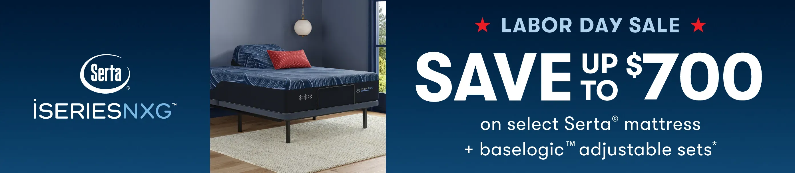 Serta® iSeries NXG™ Labor Day Sale