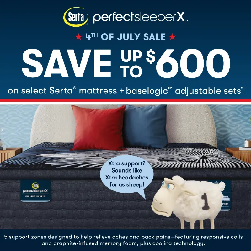 Serta Perfect Sleeper X 4th of July Sale