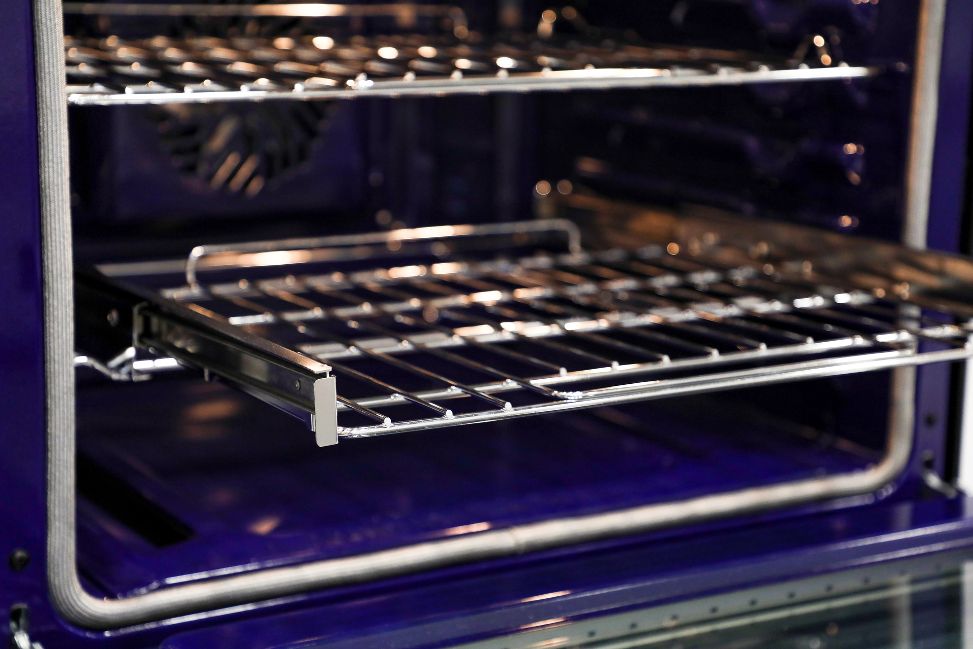 A ceramic oven interior