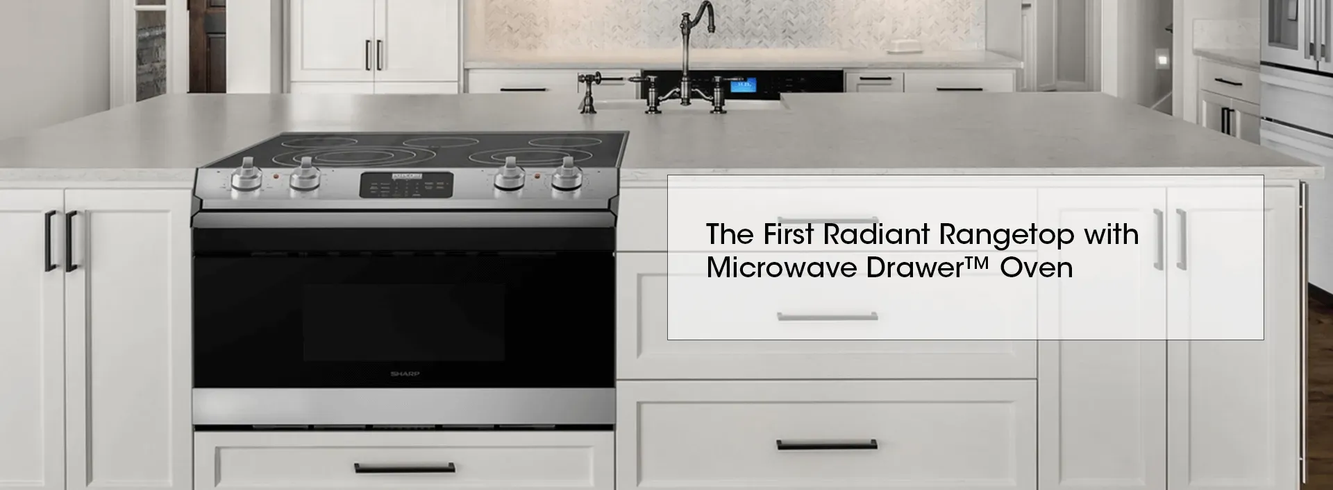 The first radiant rangetop with microwave drawer oven