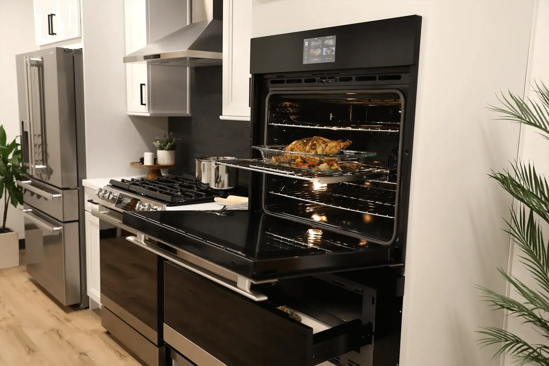 A Sharp wall oven