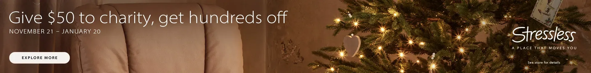 stressless banner ad desktop image