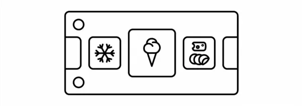 Touchscreen Display Line Art