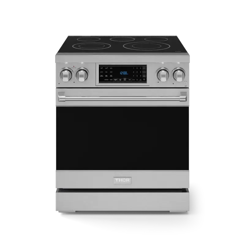 30 Inch Professional Electric Range With Tilt Panel Touch Control In Stainless Steel Gordon Ramsay Series
