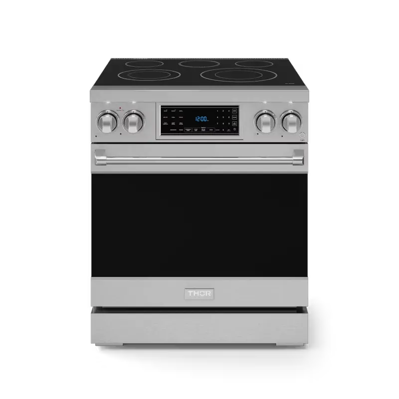 30 Inch Professional Electric Range With Tilt Panel Touch Control In Stainless Steel Gordon Ramsay Series