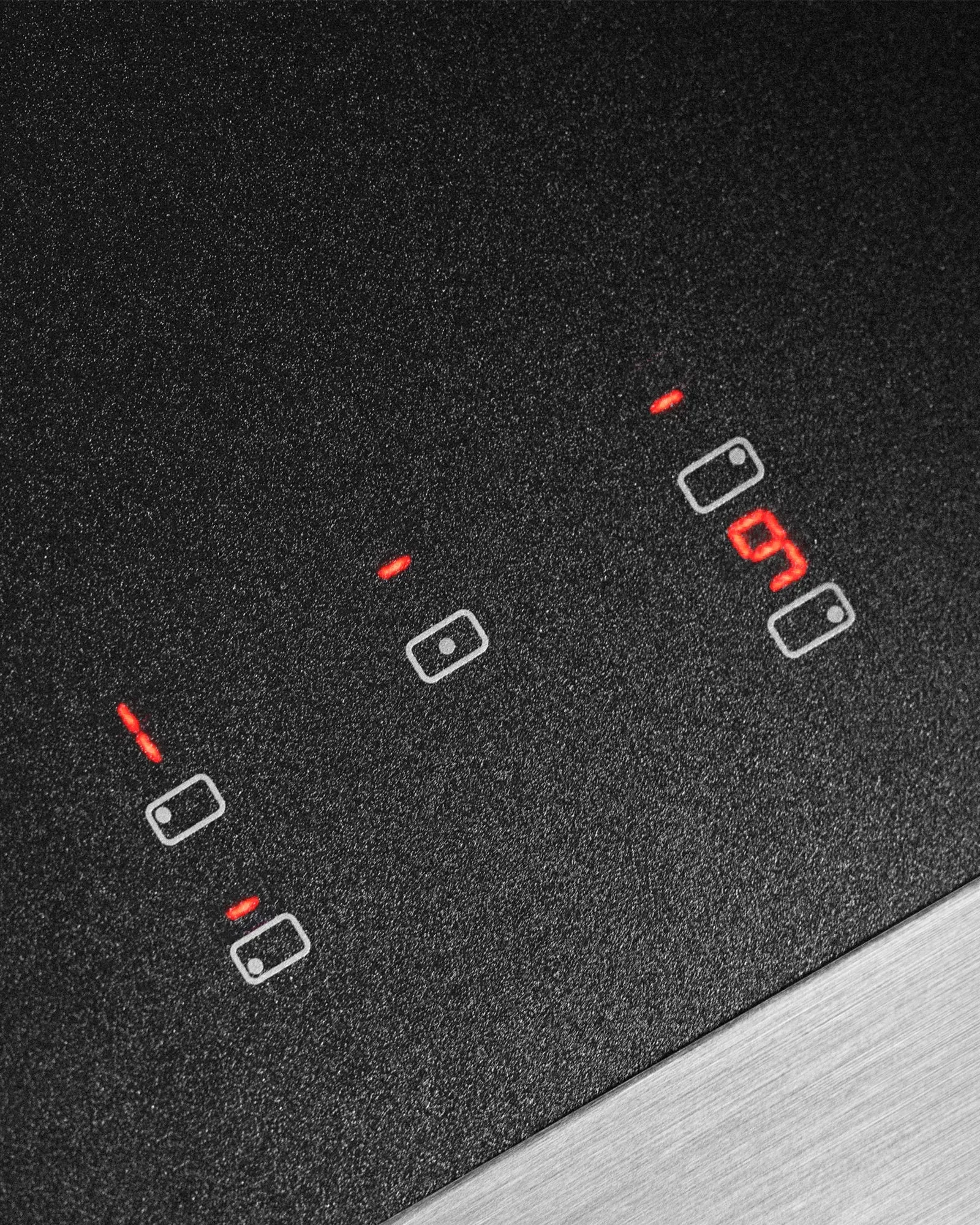 close up of induction range