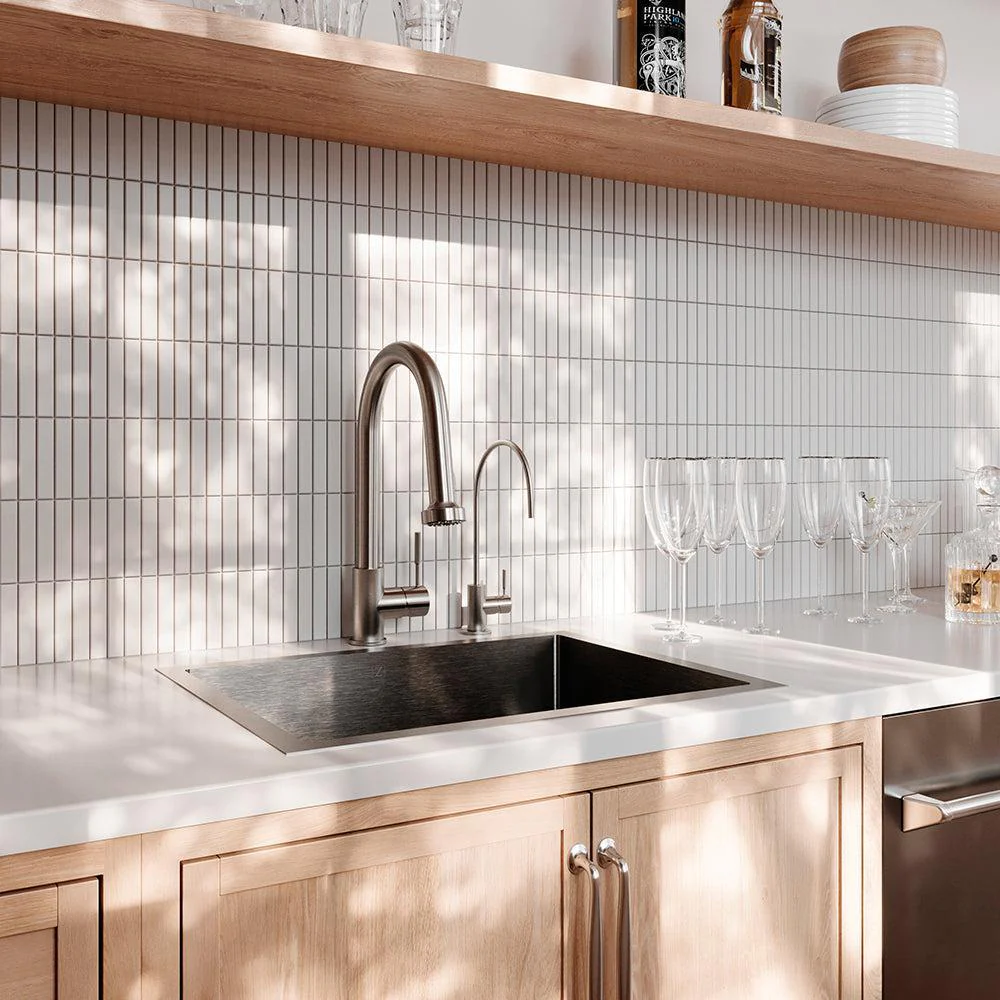 ZLINE Kitchen Faucet in a modern kitchen sink area.