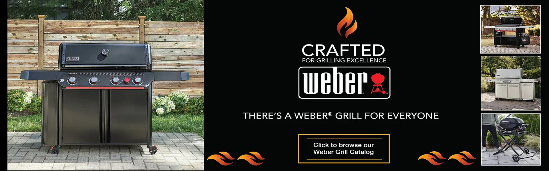 Click Here to Browse our Weber Grill Catalog