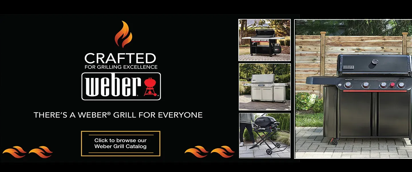 Click Here to Browse our Weber Grill Catalog