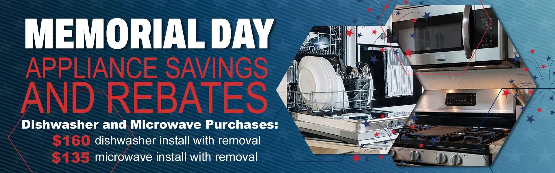 Memorial Day Appliance Savings & Rebates