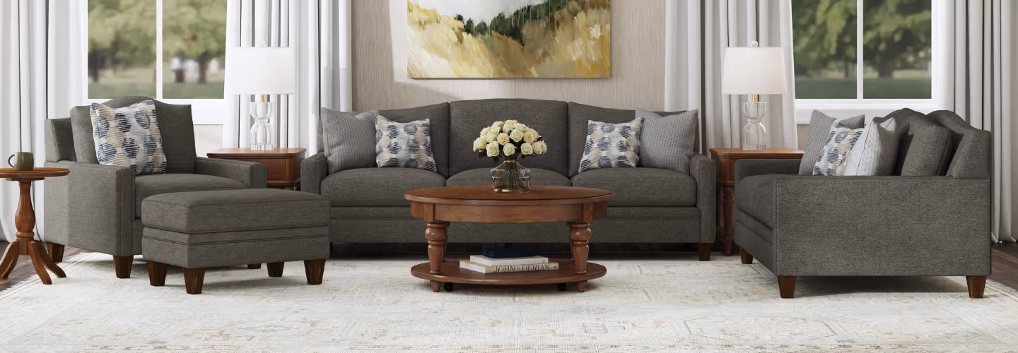 Living Room - Sectional Sofa and Coffee Table