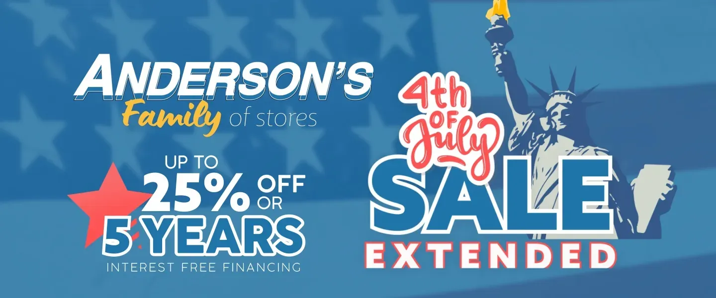 Anderson's 4th of July Sale Extended!