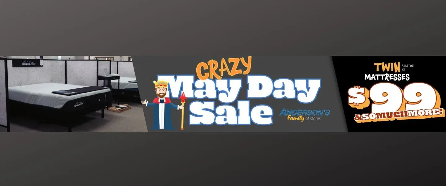 Anderson's Crazy May Day SALE!
