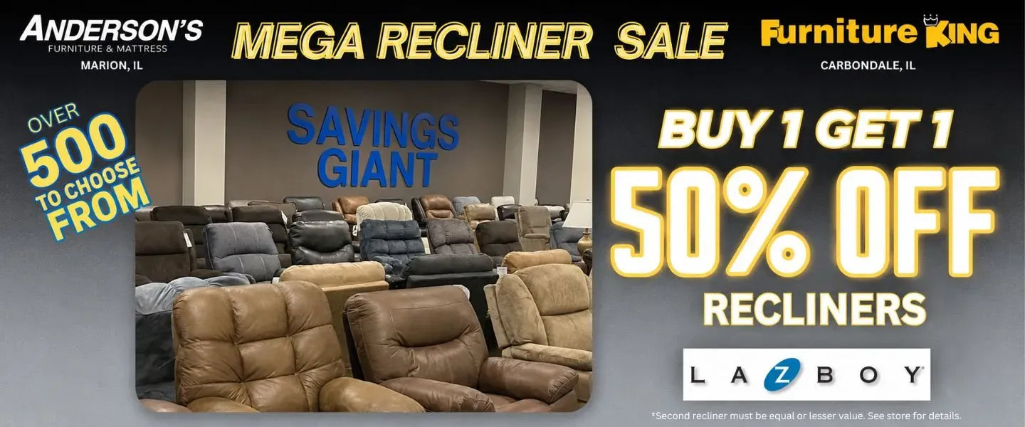 Anderson's Mega Recliner Sale!