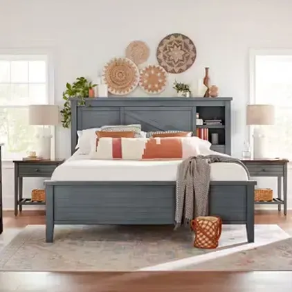 Queen Bookcase Headboard