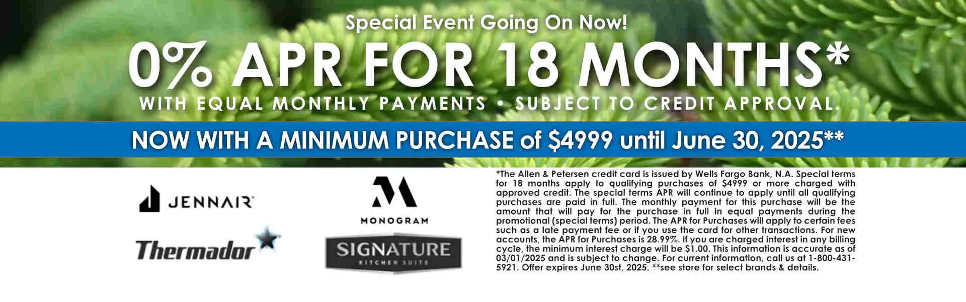0% APR For 18 Months