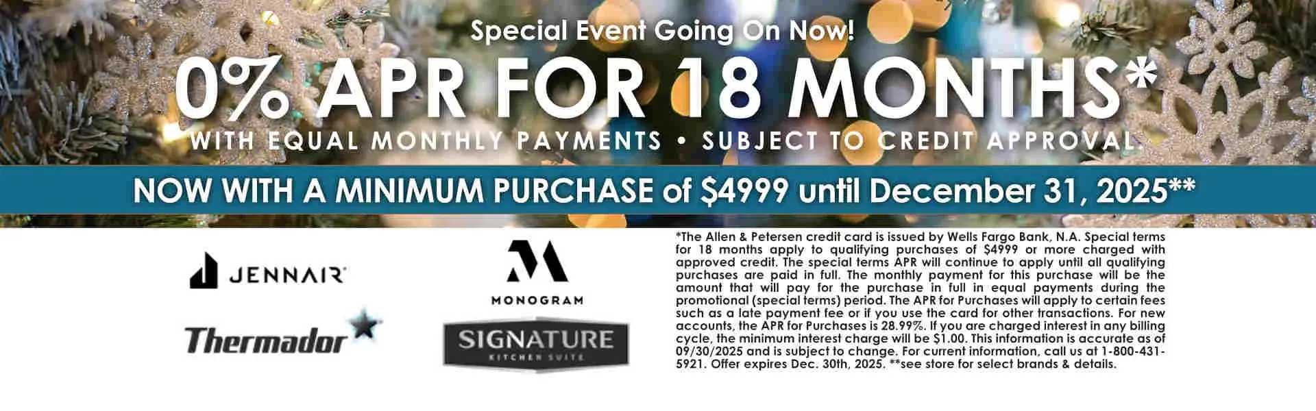 0% APR For 18 Months