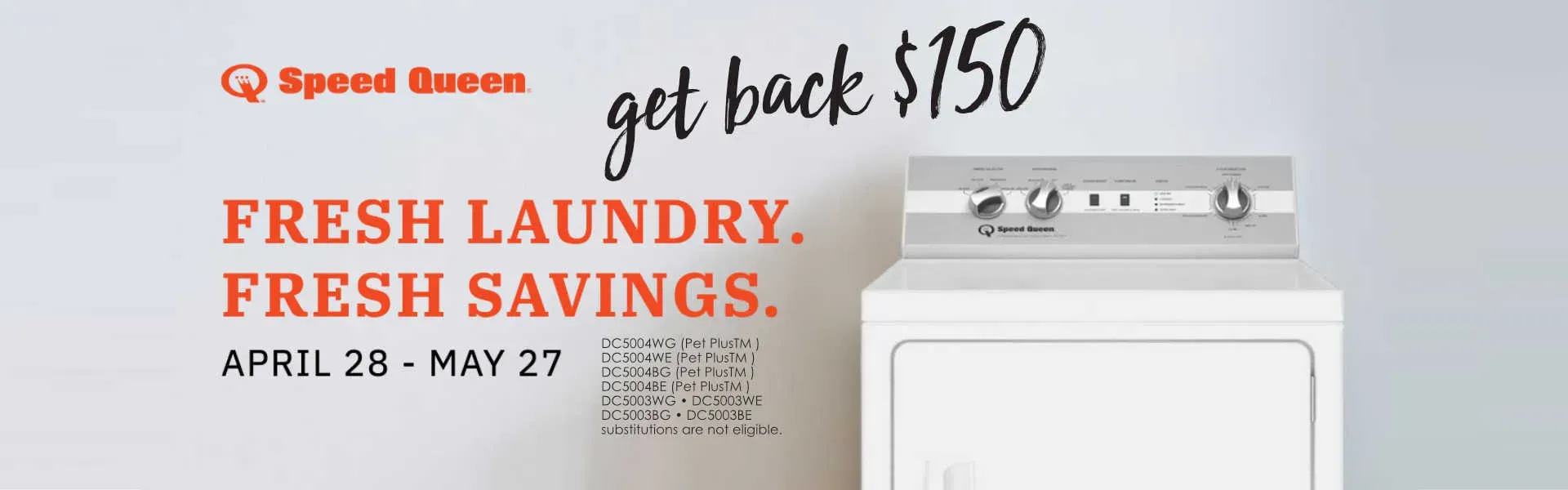Huge Speed Queen Savings!