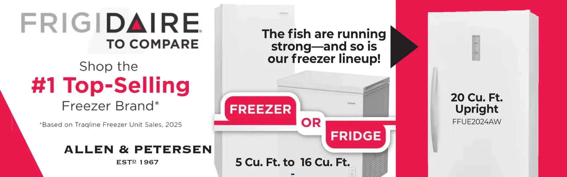 Freezers in stock!