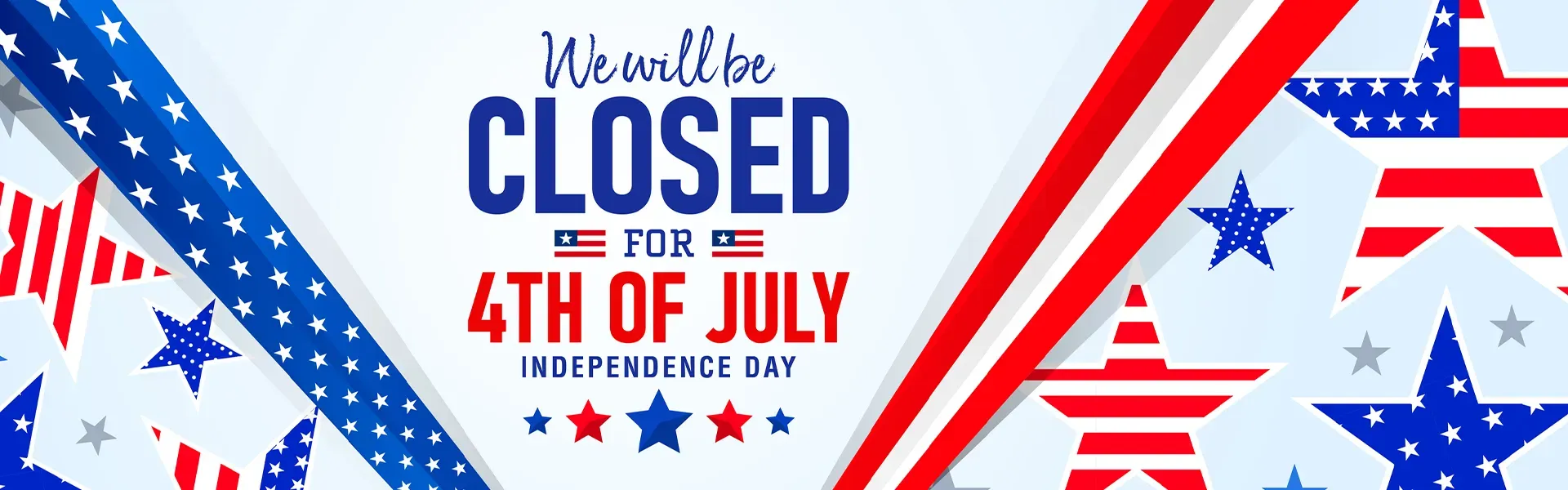 Closed for 4th of July