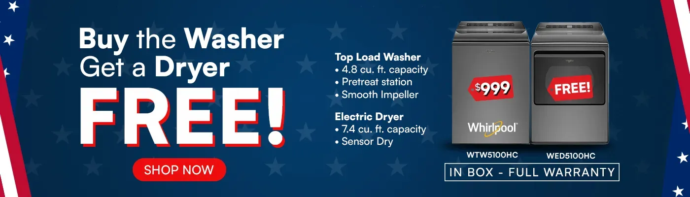 Buy The Washer, Get A Dryer FREE!