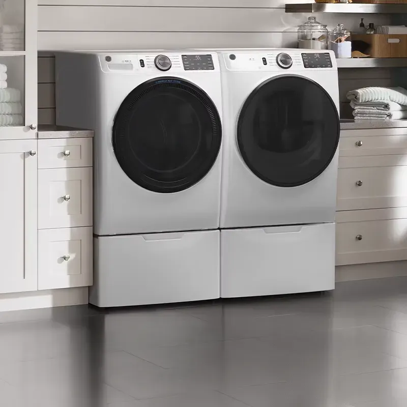 GE Smart Front Load Laundry Set