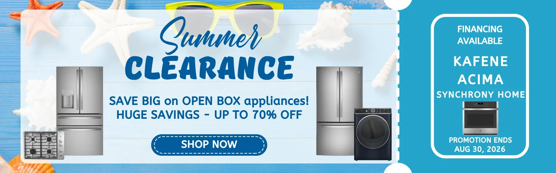 Huge Savings on CLEARANCE items